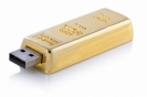 Golden Altın Külçe Şeklinde USB Bellek